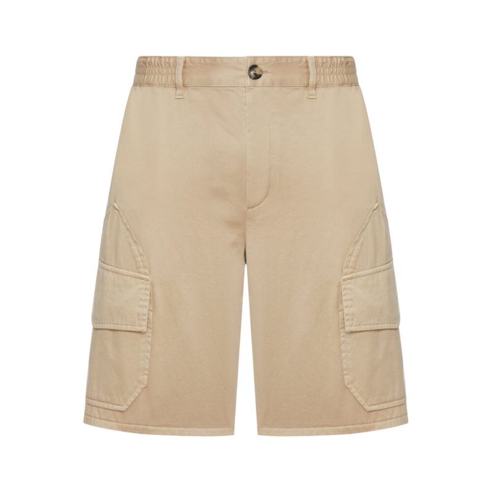Loewe X Paula`S Ibiza Men Shorts In Light Washed Cotton Satin